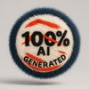 100% AI-generated | Нейросети & Арт banner