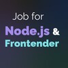 Job for Frontend (JavaScript + Node.js) Developers banner