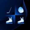 Клюшка, шайба, два конька banner