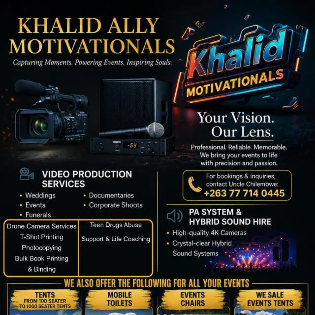 Khalid Ally Motivationals banner