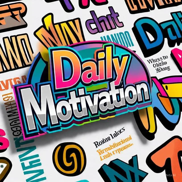 Daily Motivation ✒️ banner
