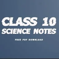 Class 10 Science banner