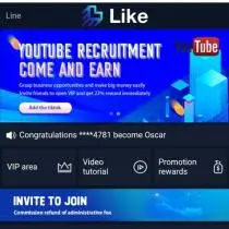 Like and earn 