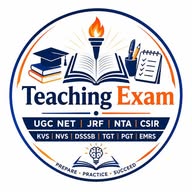 Teaching Exam ✅  UGC NET JRF CSIR DSSSB KVS NVS  EMRS TGT PGT HTET REET UP TET CTET STET SUPER TET banner