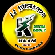 La Konsentida 100.1 Fm banner