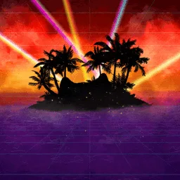 GlitchCat Party Island banner