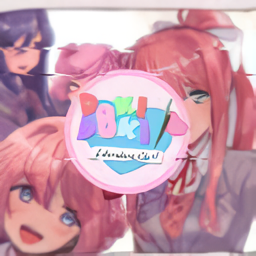 ꒰꒰ 🌈 - ', DDLC Hangout ! ꒷꒦︶´ˎ˗ banner