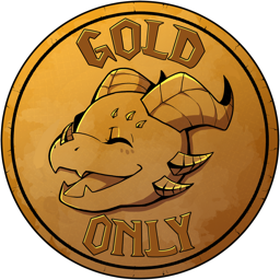 GOLD ONLY banner