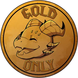 GOLD ONLY banner
