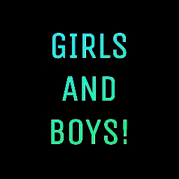 GIRLS AND BOYS banner