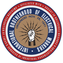 Brothers and Sisters of the IBEW banner