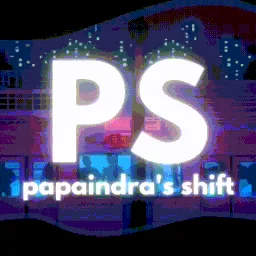PS | papaindra’s shift banner