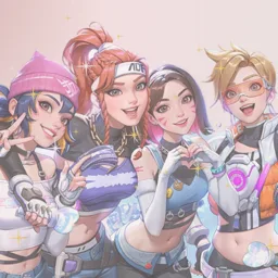 overwatch girliepops ♡ banner