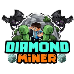 💎 DiamondMiner • Minecraft Server banner