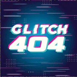 404 GliTch banner
