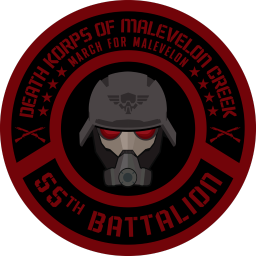 The Death Korps of Malevelon Creek (55th Hell Battalion) banner