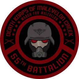 The Death Korps of Malevelon Creek (55th Hell Battalion) banner