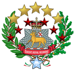 Queen's Royal Regiment banner