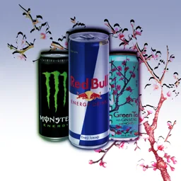 Energy drink addicts banner