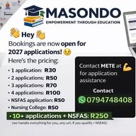 Masondo Empowerment Through Education banner