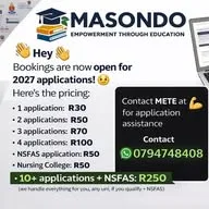 Masondo Empowerment Through Education banner