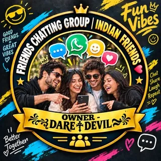 🇮🇳 FRIENDS CHATTING GROUP | INDIAN FRIENDS ❤️ banner