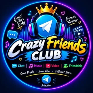 👑 Crazy Friends Club 🎧 banner