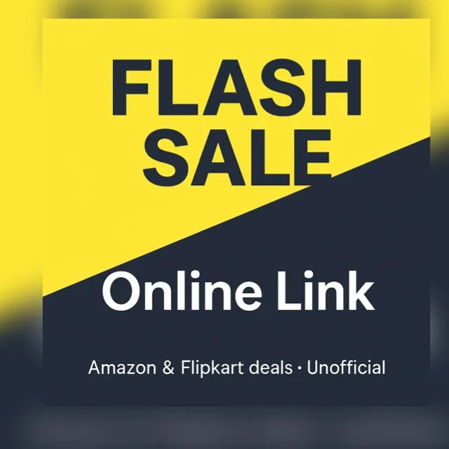 Flash sale Online link🔗 banner