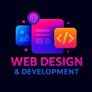 Web design & 😃 development banner